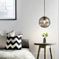 Amber Glass Shade Pendant Lamp Home Decoration